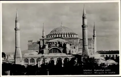 Ak Konstantinopel Istanbul Türkei, Mosquee Ste Sophia