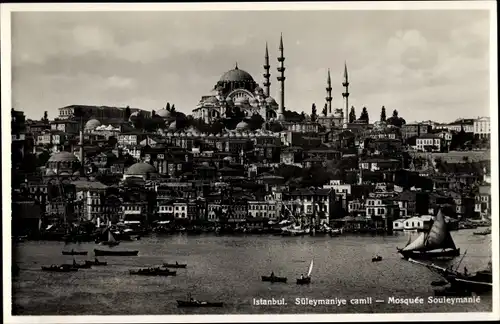Ak Konstantinopel Istanbul Türkei, Mosquee de Sulemanie