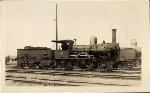 Foto Ak Niederländische Eisenbahn, Dampflokomotive 752