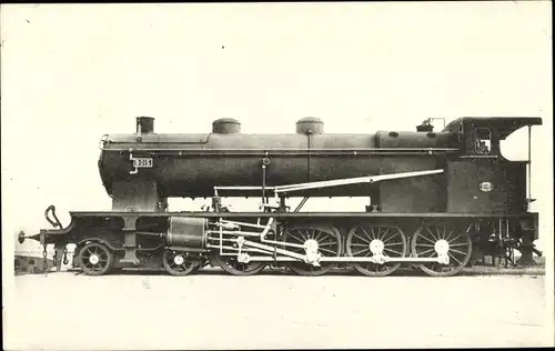 Ak Spanische Eisenbahn, Dampflokomotive, Norte, Machine No 4015