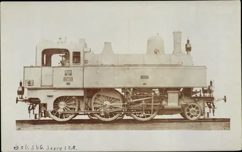 Foto Ak Österreichische Staatsbahn, Dampflokomotive 12 803