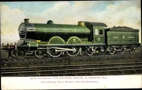 Ak North Eastern Railway, New Atlantic Type Express Engine, Dampflokomotive