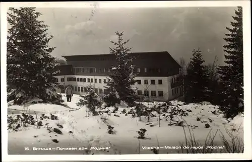 Ak Vitocha Bulgarien, Maison de repos de Rodina, Winter
