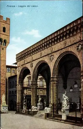 Ak Firenze Florenz Toscana, Loggia dei Lanzi