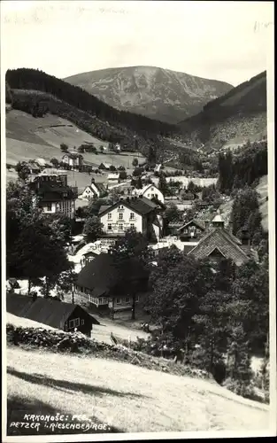 Ak Pec pod Sněžkou Petzer Riesengebirge Region Königgrätz, Gesamtansicht