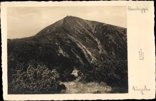 Foto Ak Malá Úpa Kleinaupa Riesengebirge Region Königgrätz, Schneekoppe