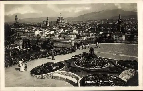 Ak Firenze Florenz Toscana, Panorama