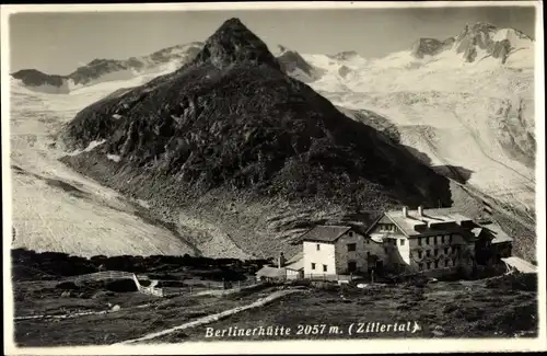 Foto Ak Tirol, Gebirgspartie bei der Berliner Hütte, Zillertal