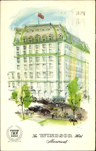 Ak Montreal Québec Kanada, Windsor Hotel