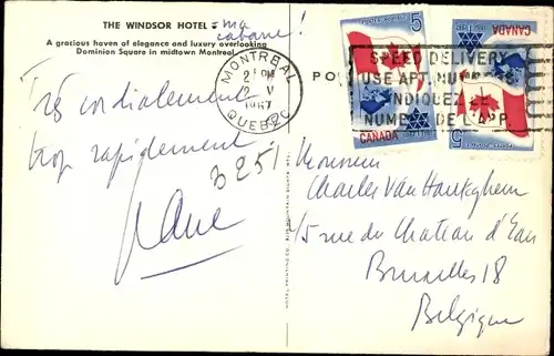 Ak Montreal Québec Kanada, Windsor Hotel