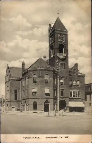 Ak Brunswick Maine, Town Hall