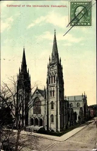 Ak Portland Oregon USA, Cathedral of the Immaculate Conception