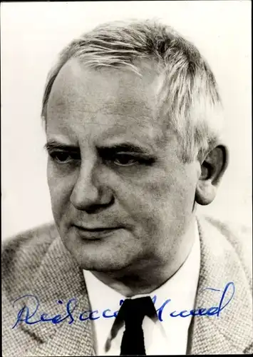 Ak Schauspieler Richard Münch, Portrait, Autogramm