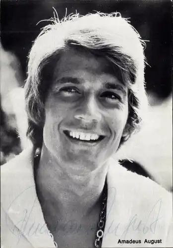 Ak Schauspieler Amadeus August, Portrait, Autogramm
