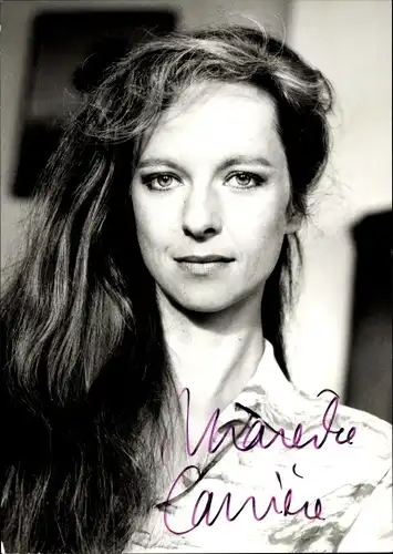 Foto Schauspielerin Mareike Carrière, Autogramm, Portrait