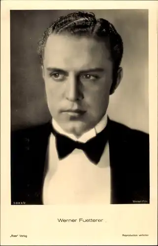 Ak Schauspieler Werner Fuetterer, Portrait