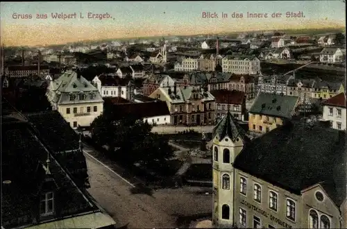 Ak Vejprty Weipert Region Aussig, Innenstadt