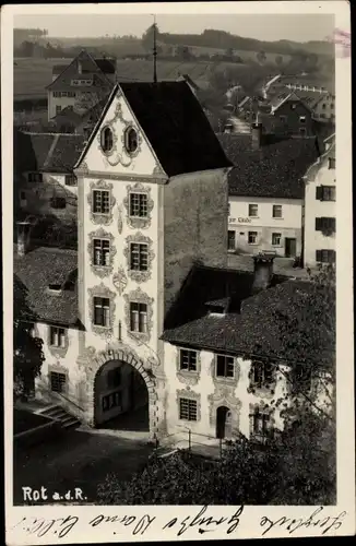 Foto Ak Rot an der Rot in Württemberg, Oberes Tor