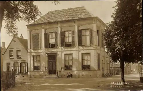 Ak Koudekerke Zeeland, Gemeentehuis