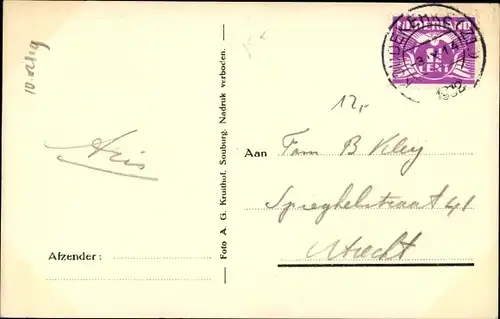 Ak Koudekerke Zeeland, Gemeentehuis