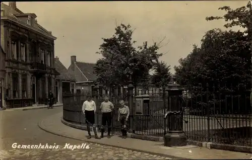 Ak Kapelle Zeeland Niederlande, Gemeentehuis