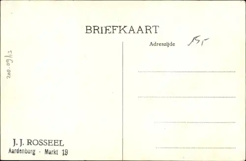 Ak Oostburg Zeeland, Kon. Bezoek 1907, Historisch Voertuig