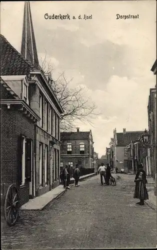 Ak Ouderkerk aan den IJssel Krimpenerwaard Südholland, Dorpstraat