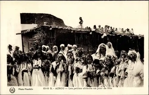 Ak Azrou Marokko, Les petites chleuhs, un jour de fête