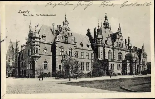 Ak Leipzig in Sachsen, Deutsches Buchhändlerhaus