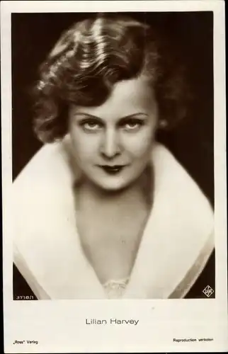 Ak Schauspielerin Lilian Harvey, Portrait