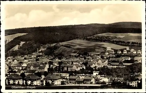 Ak Olbernhau im Erzgebirge Sachsen, Stadtpanorama