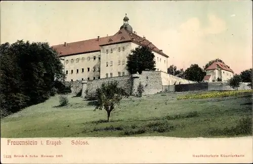 Ak Frauenstein im Erzgebirge, Schloss