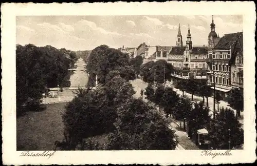 Ak Düsseldorf am Rhein, Königsallee