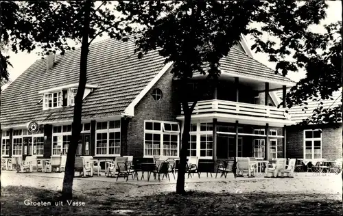 Ak Vasse Overijssel Niederlande, Hotel Café Restaurant G. Masselink v. h. Tante Sien