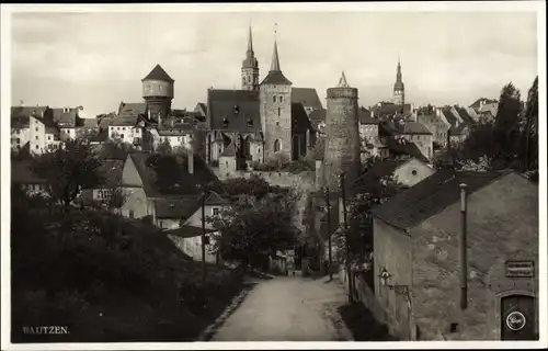 Ak Bautzen in der Lausitz, Ortsansicht