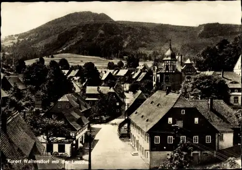 Ak Waltersdorf Großschönau in der Oberlausitz, Teilansicht mit Lausche