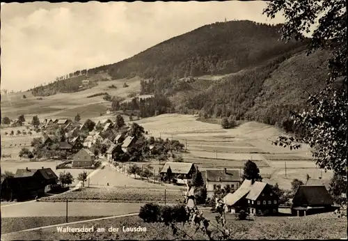 Ak Waltersdorf Großschönau in der Oberlausitz, Panorama mit Lausche