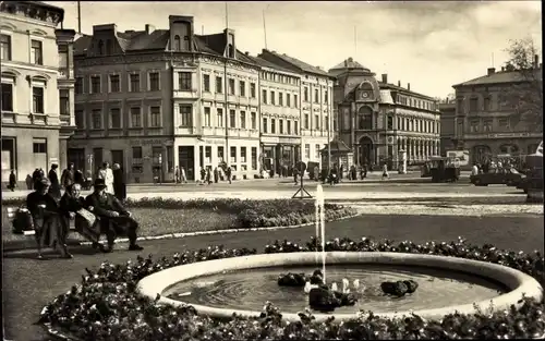 Ak Meiningen in Thüringen, Anlagen am Platz der Republik