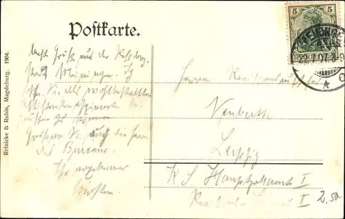 Ak Meiningen in Thüringen, Panorama