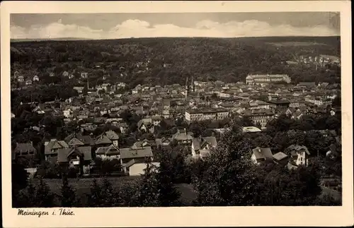 Ak Meiningen in Thüringen, Ortsansicht