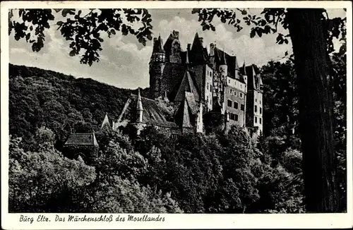 Ak Wierschem an der Mosel, Burg Eltz, Das Märchenschloss des Mosellandes