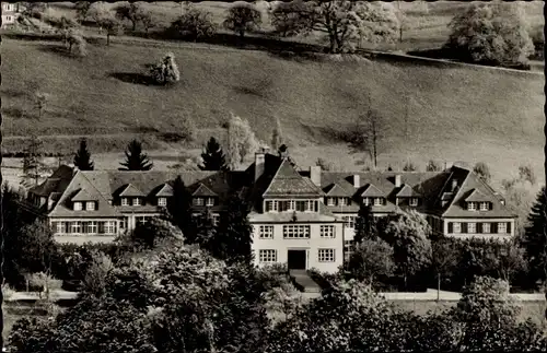 Ak Schopfheim in Baden, Schopfheim im Wiesental, Krankenhaus