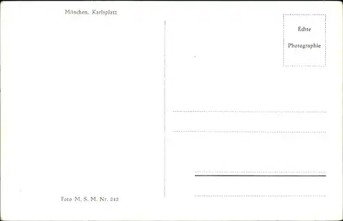 Ak München, Karlsplatz, Kirchtürme