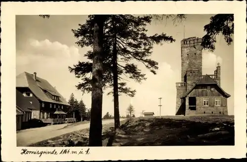 Ak Seebach in Baden Schwarzwald, Hornisgrinde, Gasthof, Aussichtsturm