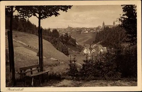 Ak Freudenstadt im Nordschwarzwald, Blick vom Christophstal