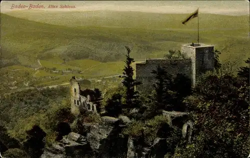 Ak Baden Baden am Schwarzwald, Altes Schloss