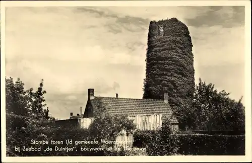 Ak Stompetoren Nordbrabant Niederlande, bouwwerk