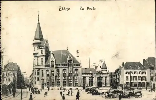 Ak Liège Lüttich Wallonien, La Poste