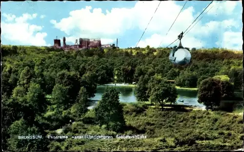 Ak Brunssum Limburg Niederlande, Panorama vanaf Uitzichttoren Schuttershuske