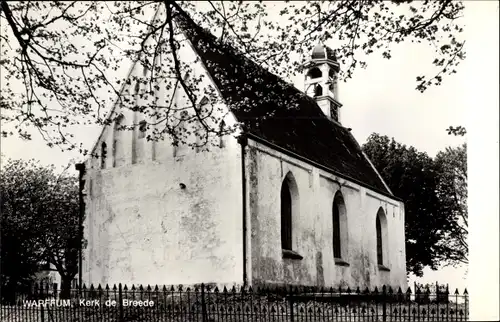 Ak Warffum Groningen Niederlande, Kerk de Breede